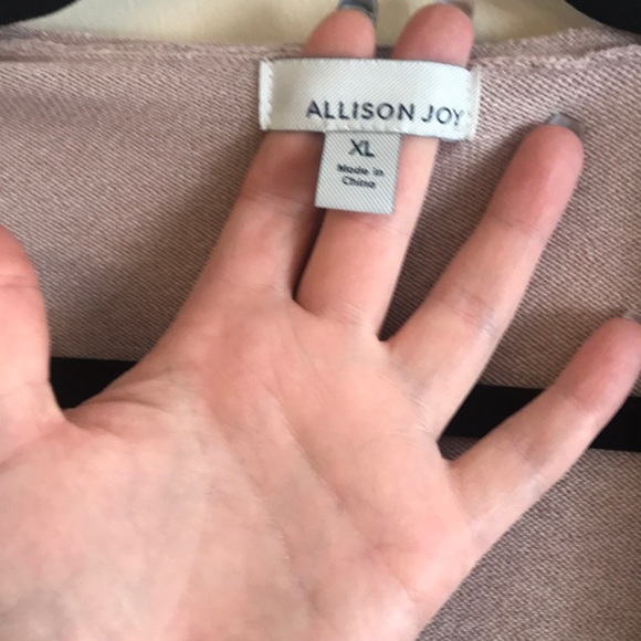 Antique ballerina pink long sweater duster. - Picture 2 of 4